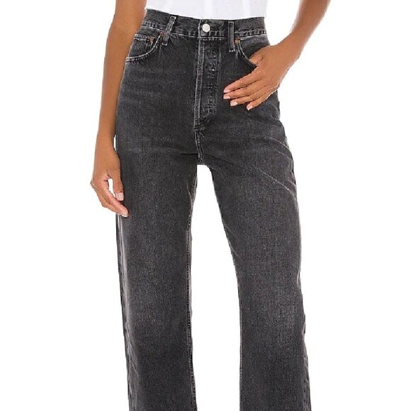 Agolde’ 90s mid rise Jean Black size  25 - Picture 5 of 11